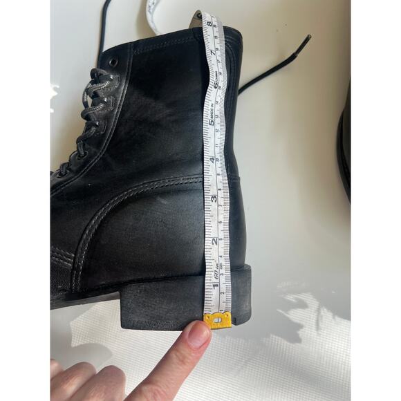 Black Ariat Ropers, Lace up Western Boots Black, Good Condition main image 5